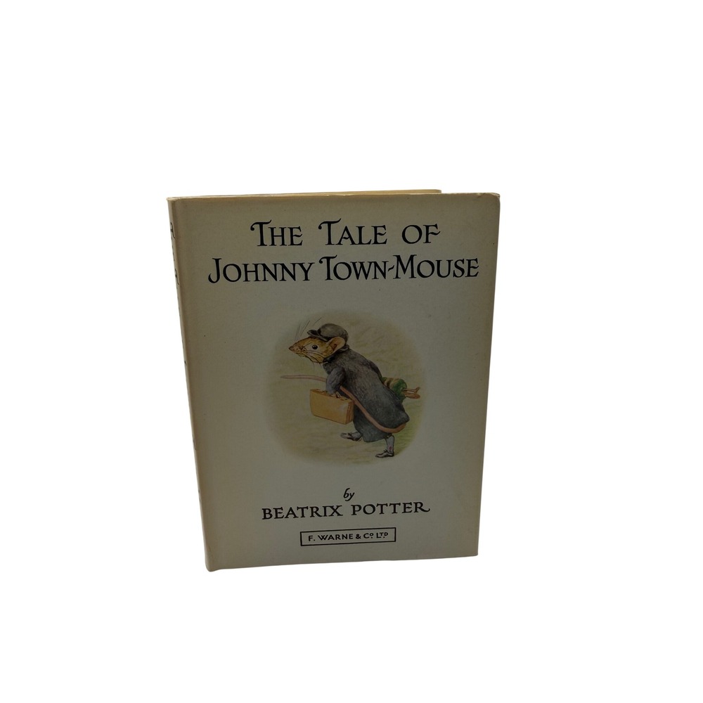 The Tale of Johnny Town-Mouse Beatrix Potter Hardcover DJ Frederick‎ Warne VTG